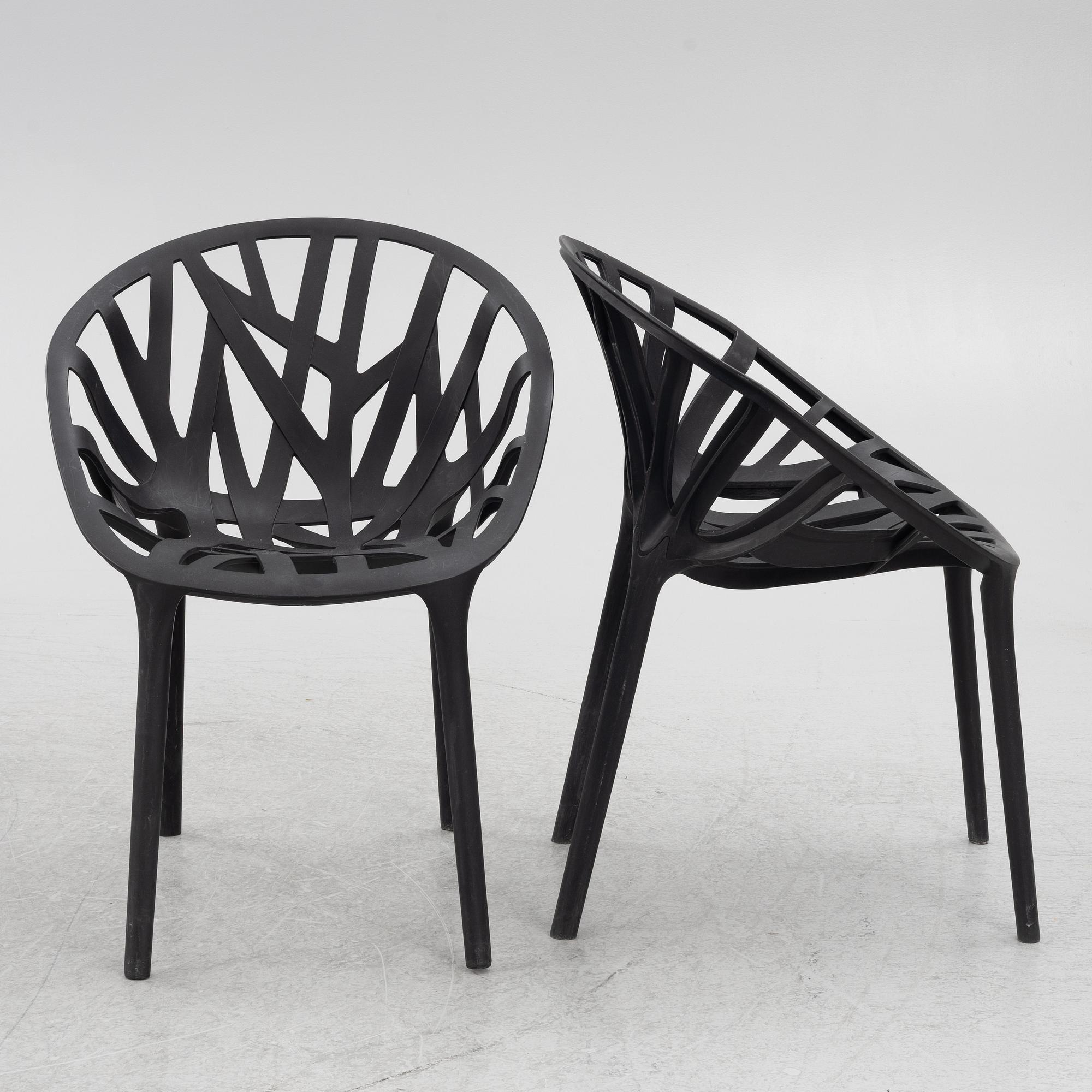 Ronan & Erwan Bouroullec, armchairs, 4 pcs, "Vegetale Chair", Vitra.