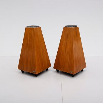 HÖGTALARE, 1 par, "Pyramid", Larsson, 1960-tal.