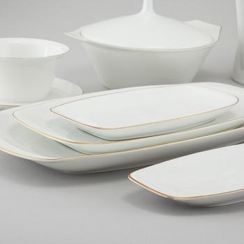 SERVISDELAR, 79 st, porslin, Rosenthal, 1900-talets andra hälft.
