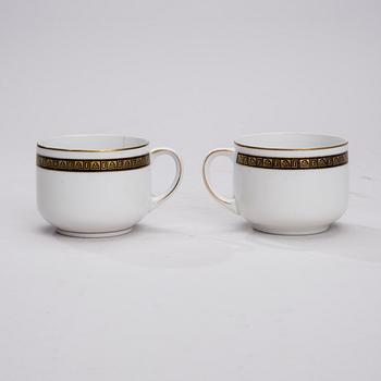 MATSERVIS, 73 delar, porslin, art déco, Felda Porzellan, Tyskland 1908-1920.