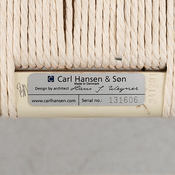 Hans J. Wegner, stolar, 6 st, modell CH24, "Y-stolen, Carl Hansen & Son, Danmark.