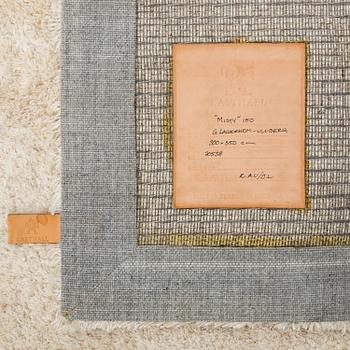 MATTA, "Misty 150" maskinvävd Kasthall,Gunilla Lagerhem-Ullberg ca 343 x 302 cm.