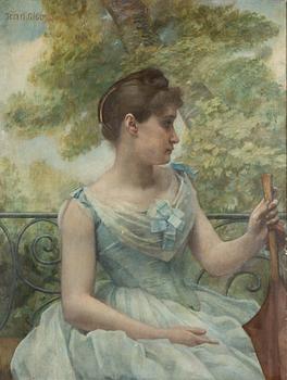 Jean-François Gigoux, oil on canvas, signed.