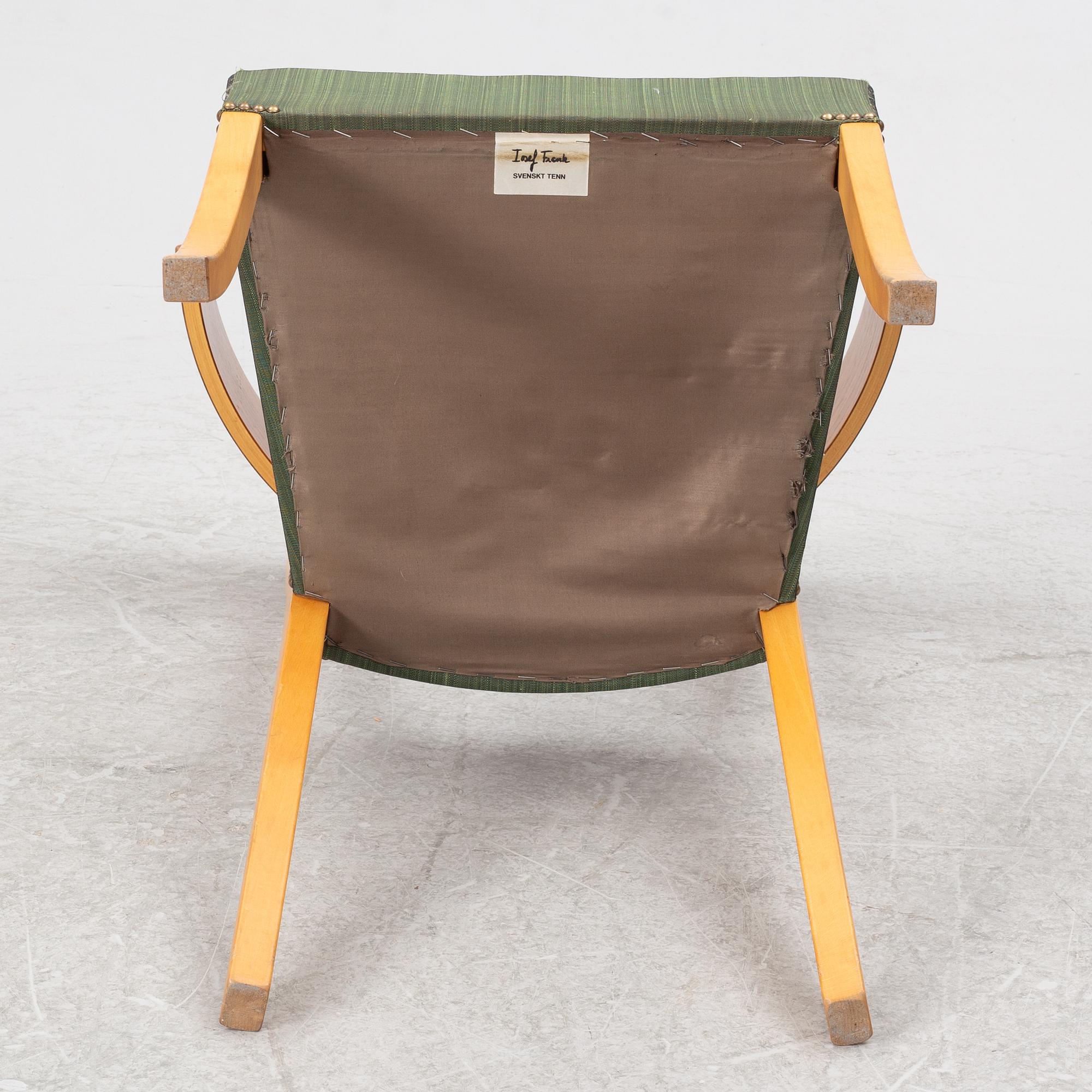 Josef Frank, stolar, ett par, modell B 300, Firma Svenskt Tenn, formgiven 1925.