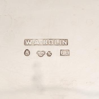 A Swedish Silver Bowl, mark of W.A. Bolin, Stockholm 1957.