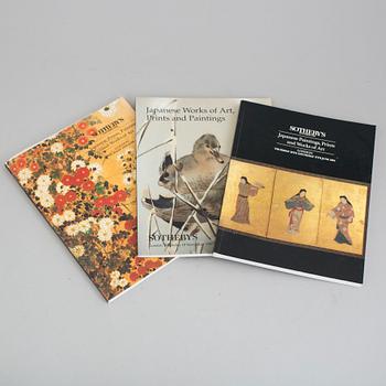 Auction catalogues, Japanese works of arts (12 books).