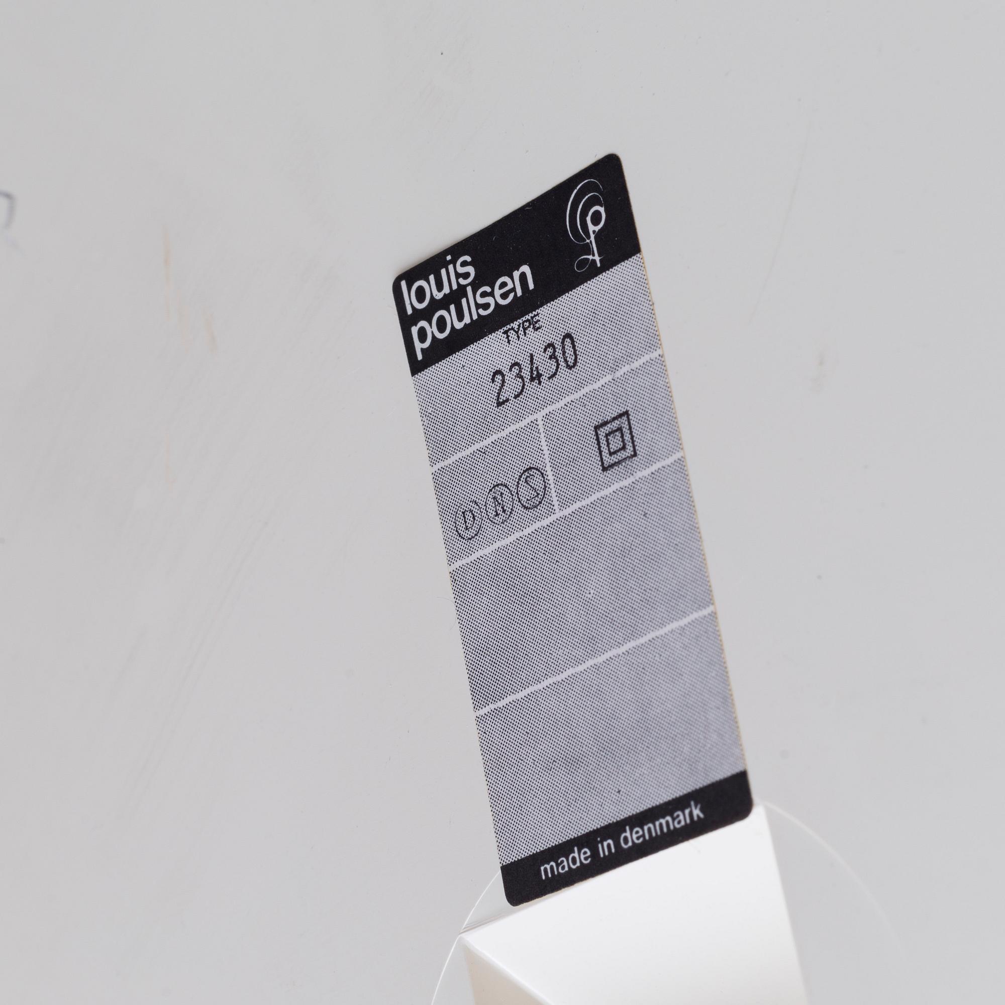 Verner Panton, a table lamp "Pantella" for Louis Poulsen.