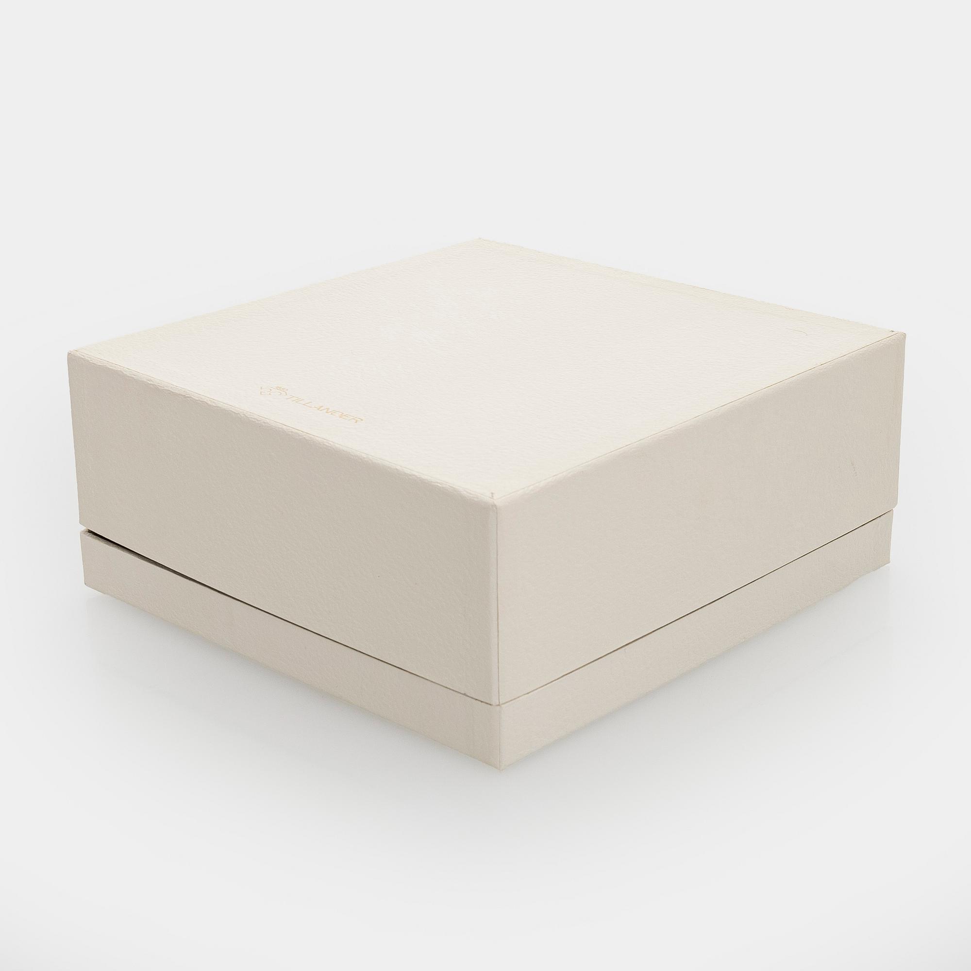 A set of three sterling silver and enamel bowls, maker's mark of A. Tillander, Turku 2005.