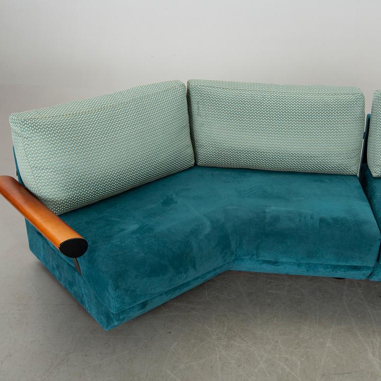 A SET OF 2 1980's FRIGHETTO SOFAS, ITALY.
