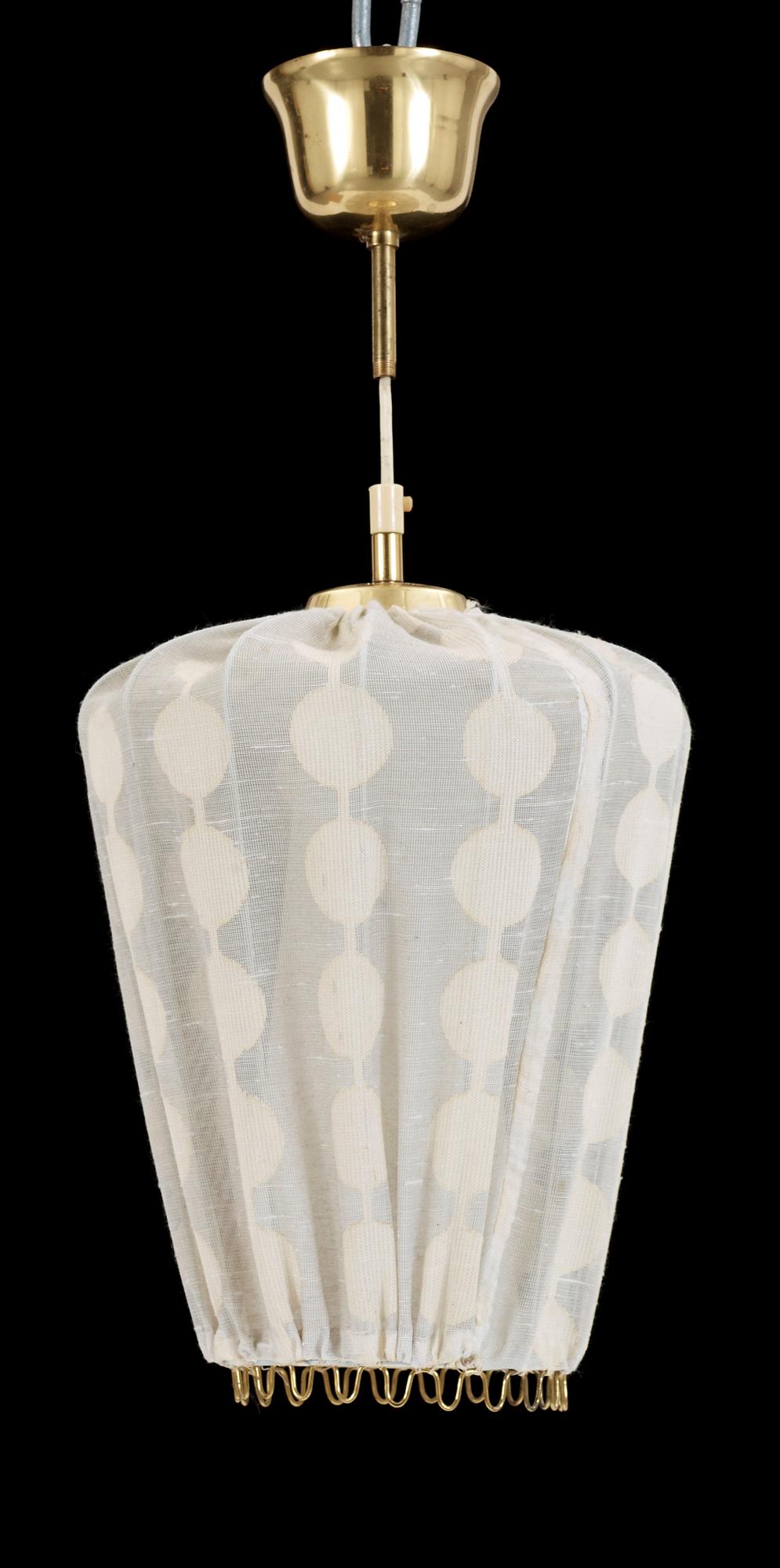 TAKLAMPA, 1940-tal. Höjd ca34cm.