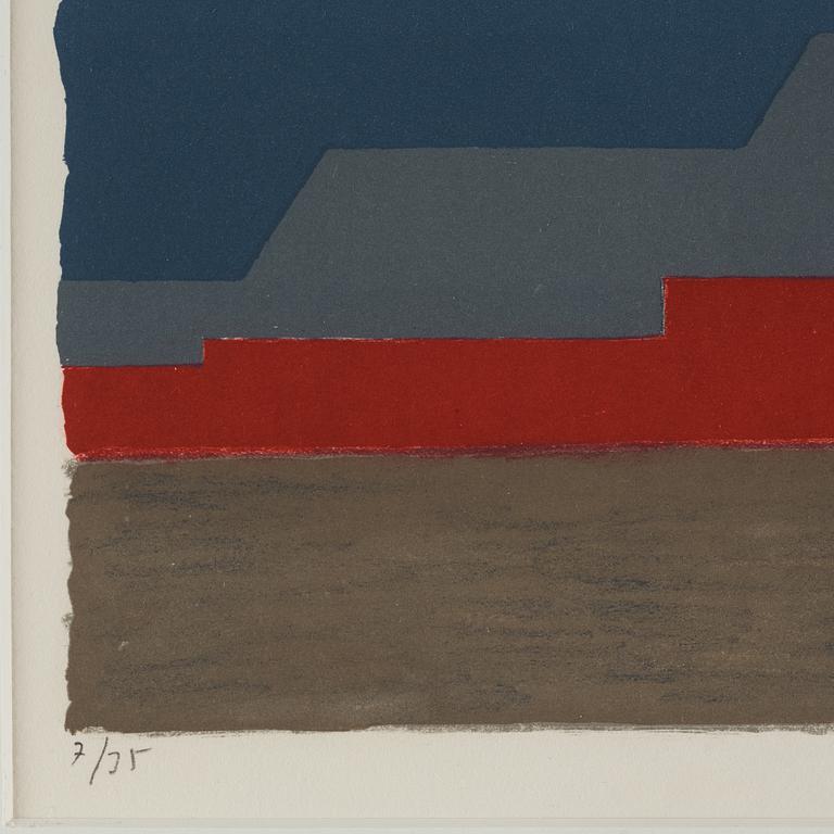 Philip von Schantz, lithograph in color, signed and numbered 7/35, dated -92.