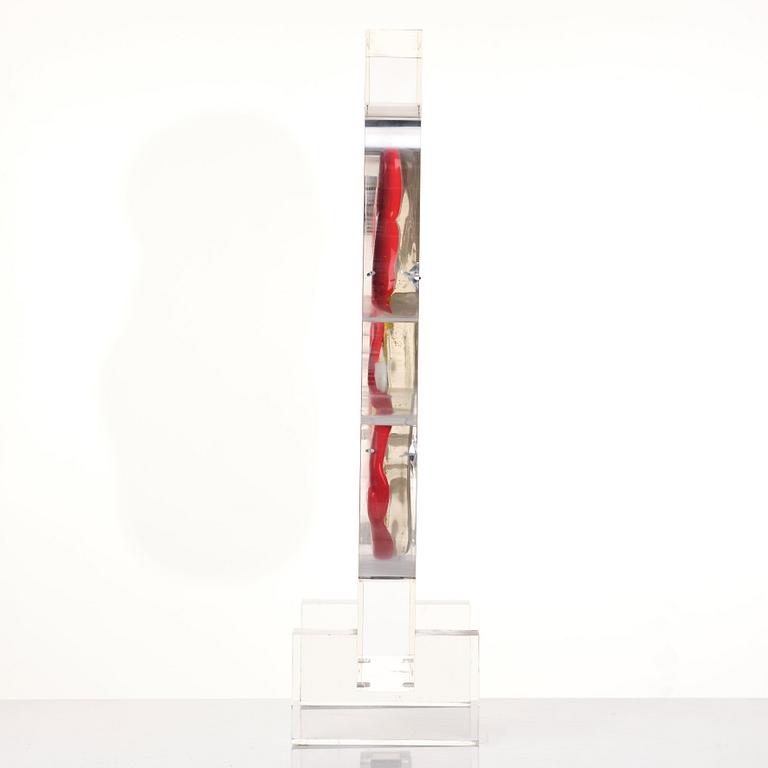 Bengt Lindström, a 'Mask C Gul' glass sculpture, Berengo, Murano, Italy 2000, ed. 3/8.