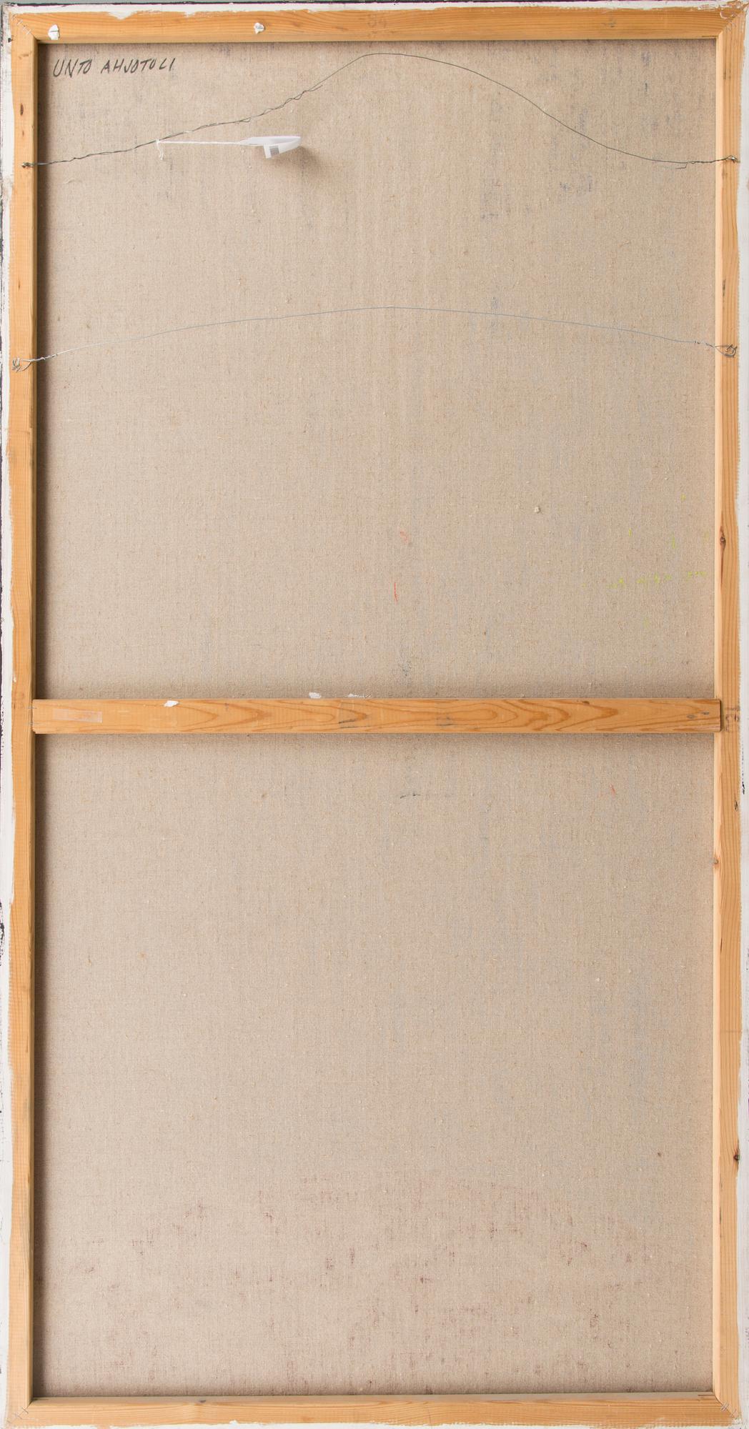 UNTO AHJOTULI, öljy kankaalle, signeerattu ja päivätty -81.