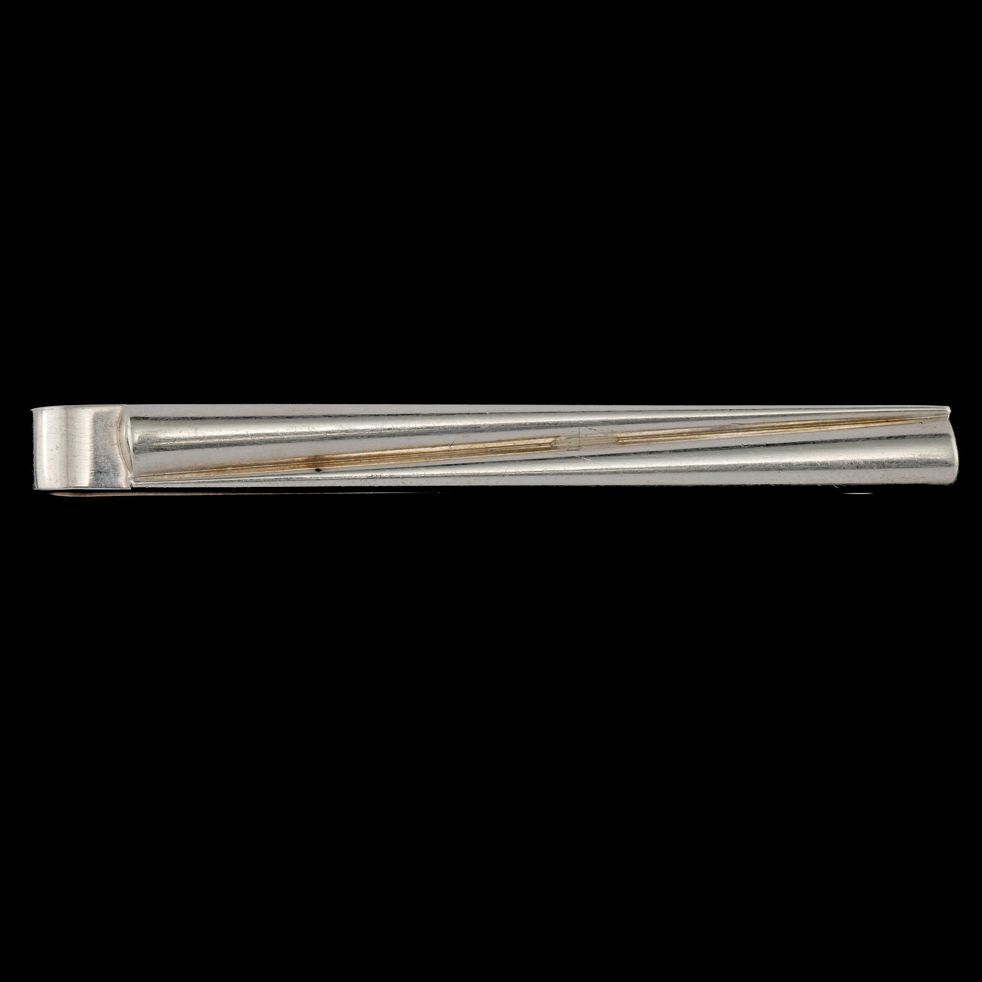 MANSCHETTKNAPPAR, ett par samt SLIPSNÅL, sterlingsilver Georg Jensen, 1900/2000-tal. Vikt 30 g.