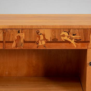 A 1930s sideboard, possibly by Mjölby Intarsia, Sweden.