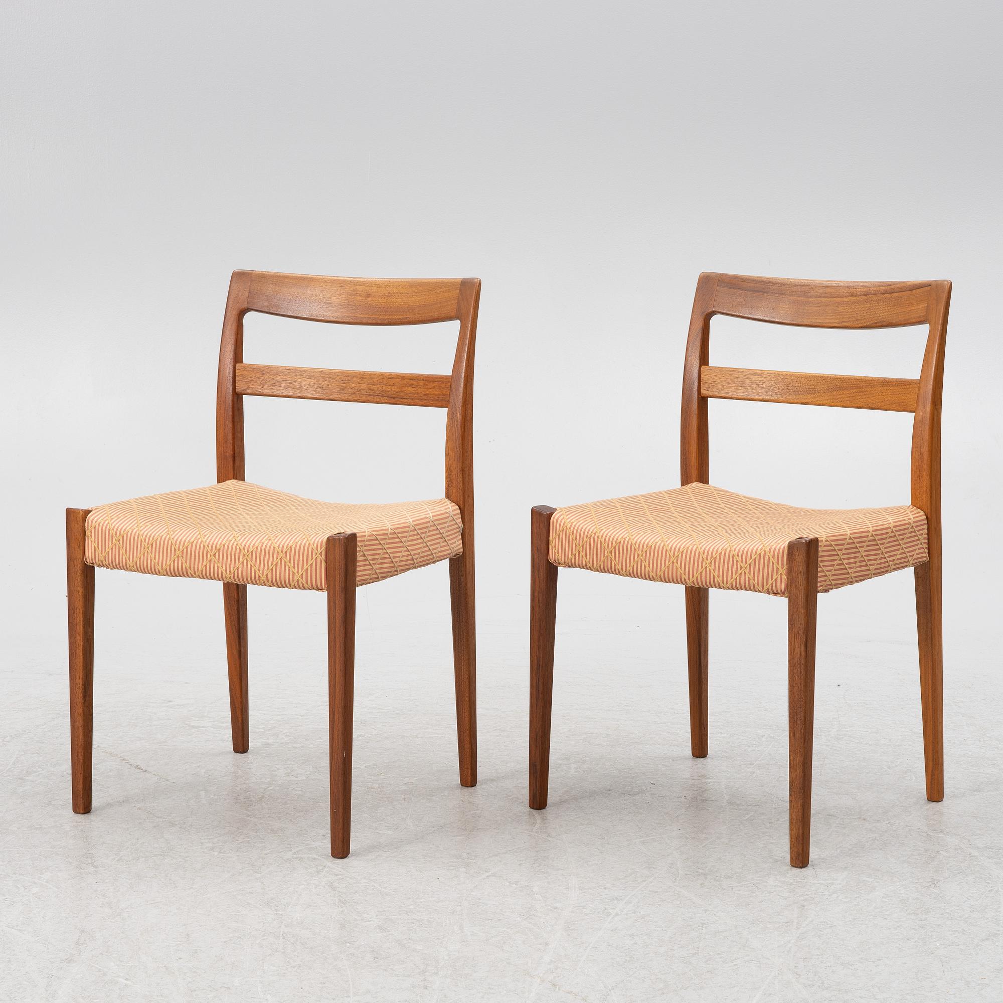 Nils Jonsson, matbord med 6 stolar, Troeds.