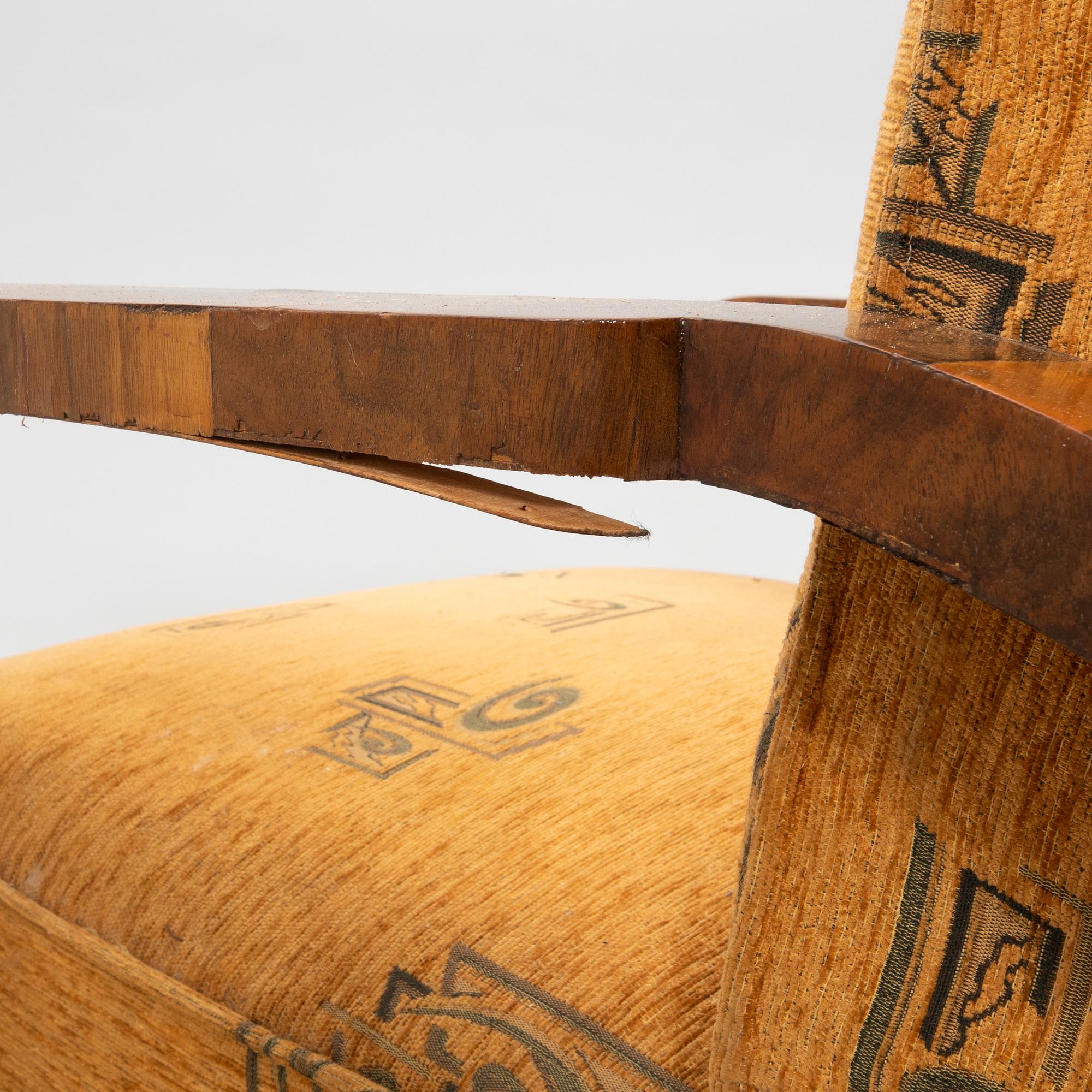 Fåtöljer ett par Art Deco 1900-talets första hälft.