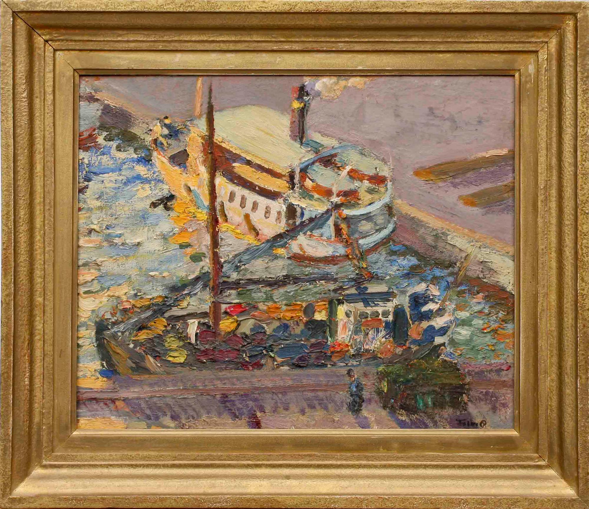 FOLKE PERSSON, olja på duk, sign.