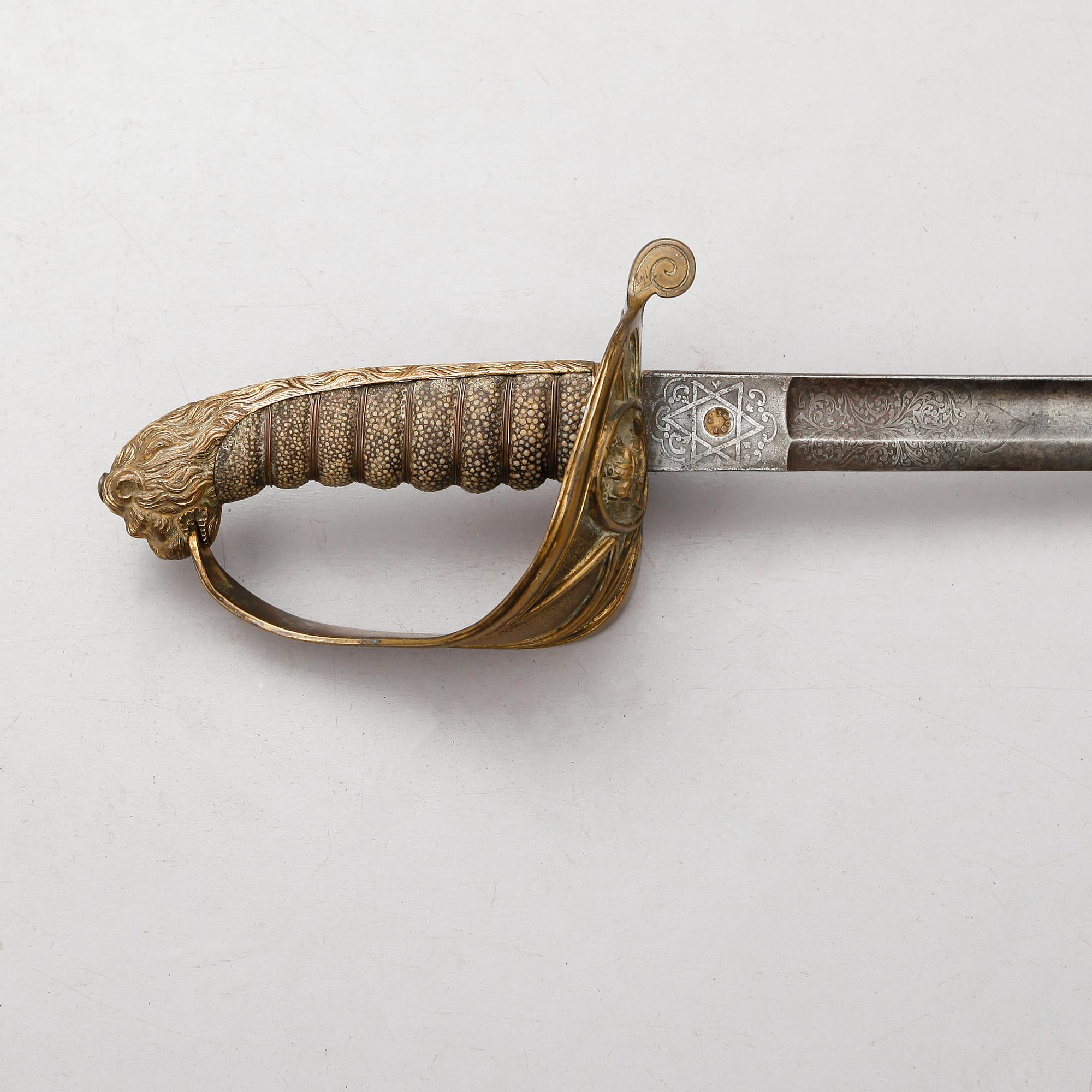 SVÄRD, marin officer, England, 1800-talets första hälft.