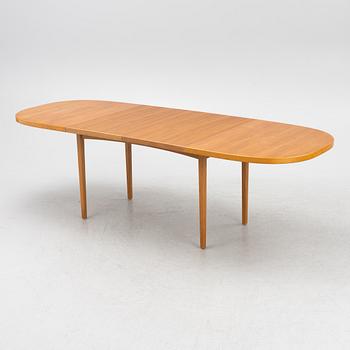 Bertil Fridhagen, a dining table and six "Reno" chairs, Svenska Möbelfabrikerna, Bodafors, Sweden, 1950's/60's.