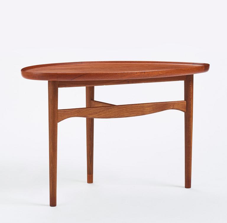 Finn Juhl, an "Eye" coffee table model "FJ 4850", cabinetmaker Carl Brørup, Denmark 1940s-50s.