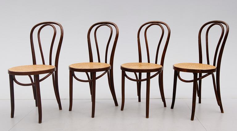 STOLAR, 4 st, Thonet modell, 1900-talets första hälft.