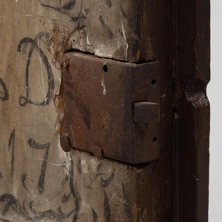 A cabinet, dated 1817.