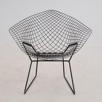 FÅTÖLJ, "Diamond chair", Harry Bertoia. Modellen formgiven 1952.