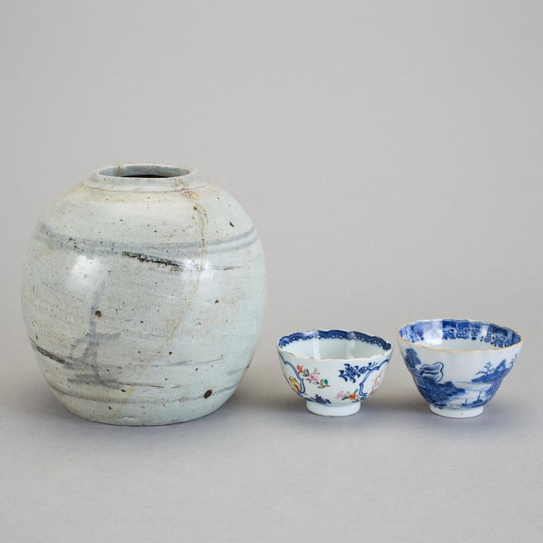 PARTI PORSLIN, 8 delar, porslin, Kina, 17-/18-/1900-tal.