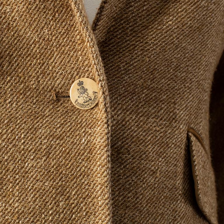 a Ralph Lauren jacket, size 10.