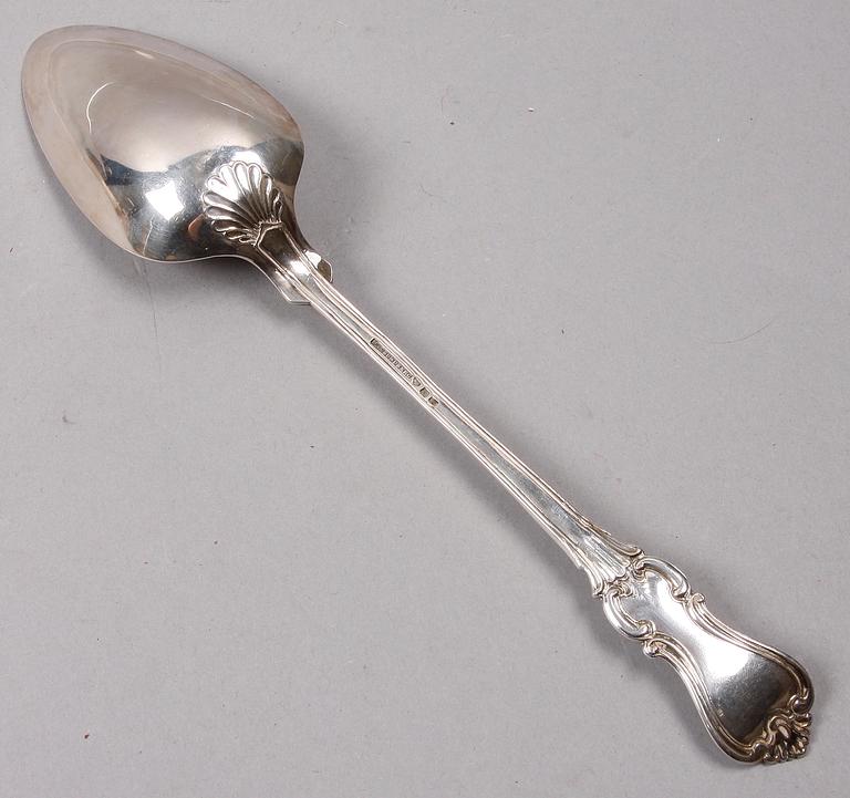 RAGUSKED, silver, "Olga", AG Sundberg, Västerås 1880-tal.