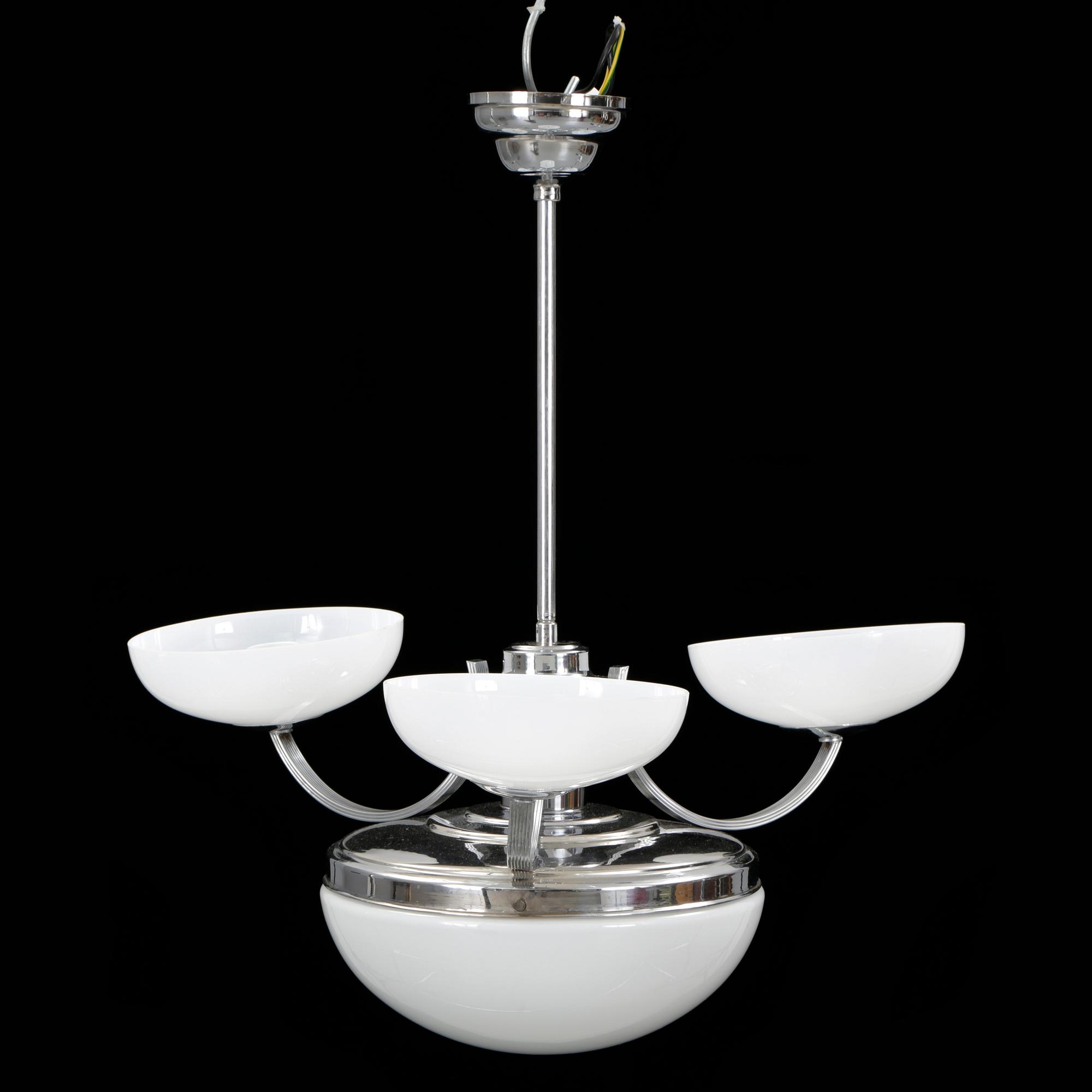 TAKLAMPA, art déco, 1920/30-tal. Höjd ca 70 cm.