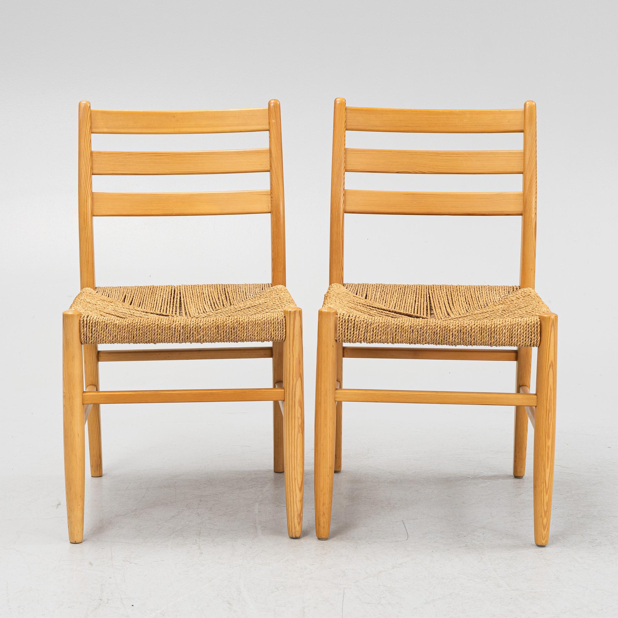 Harry Moen, ten chairs for Konrad Steinstads Snekkerverksted, Norway 1960s.