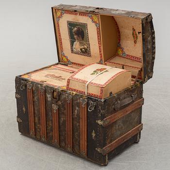 A late 19th century trunk.