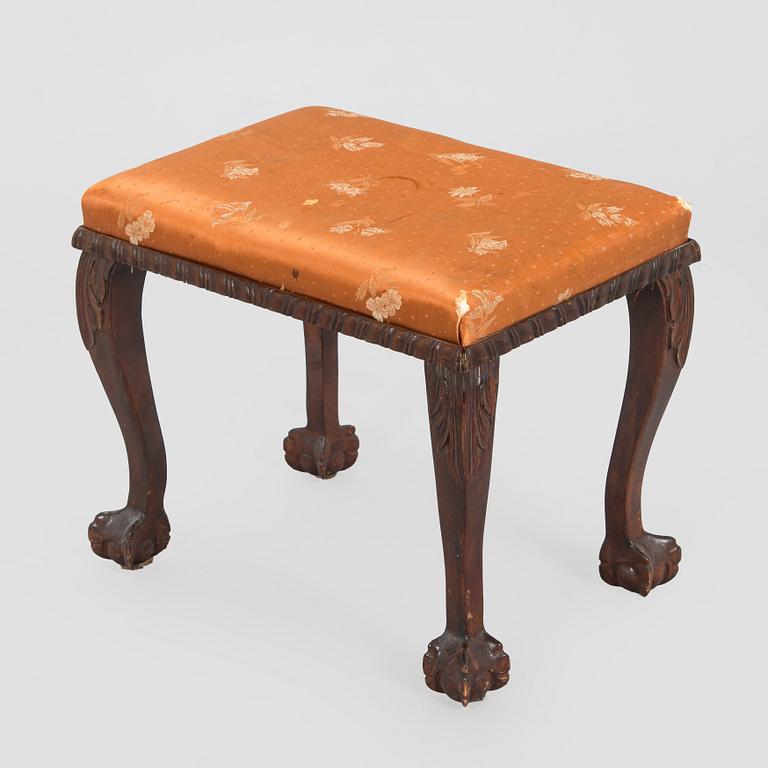A late 19th century vanity table with stool, Russia.