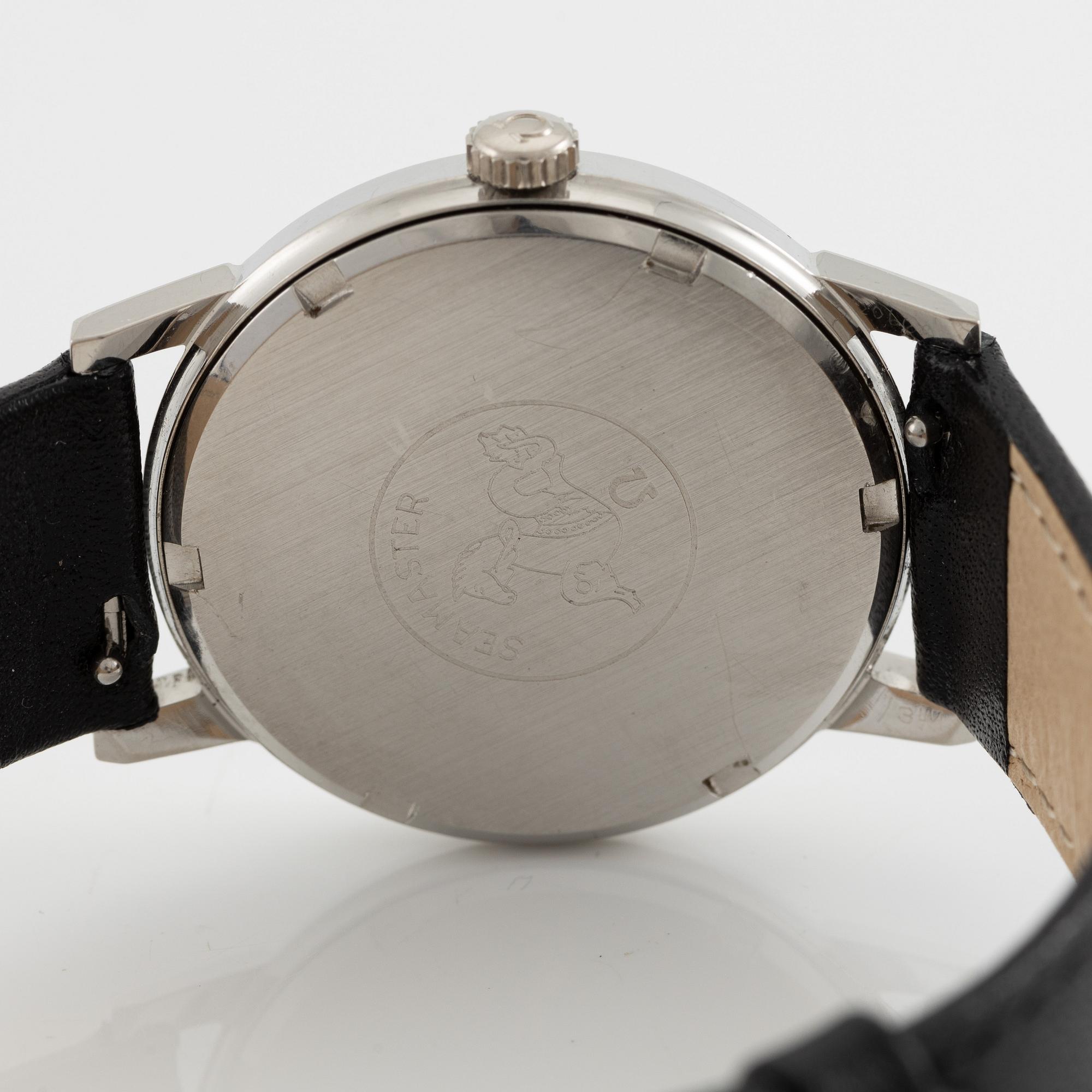 Omega, Seamaster 600, "Red Cross-Hair", wristwatch, 34 mm.