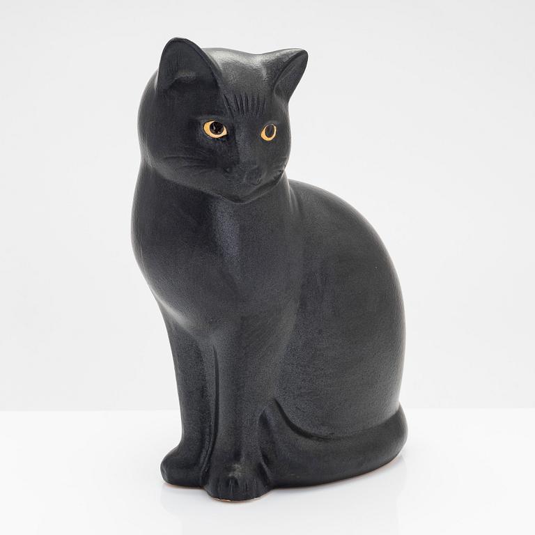 Lisa Larson, A cat figurine, K-Studio, Gustavsberg.