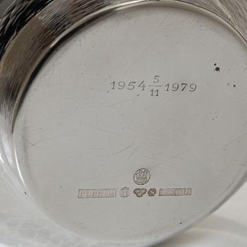 Atelier Borgila, skål, sterlingsilver, Stockholm 1978.