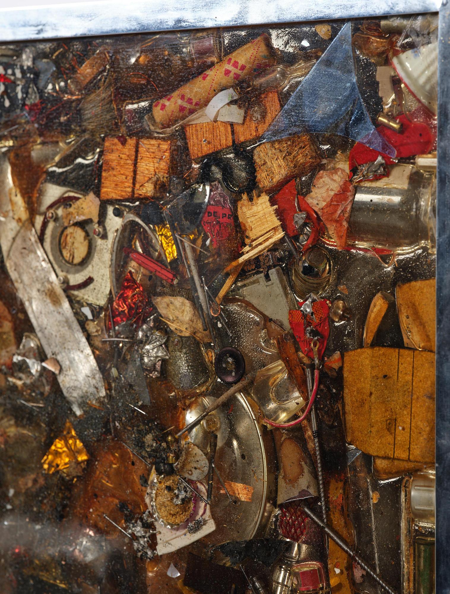 Arman (Armand Pierre Fernandez), "Poubelle d'Atelier".