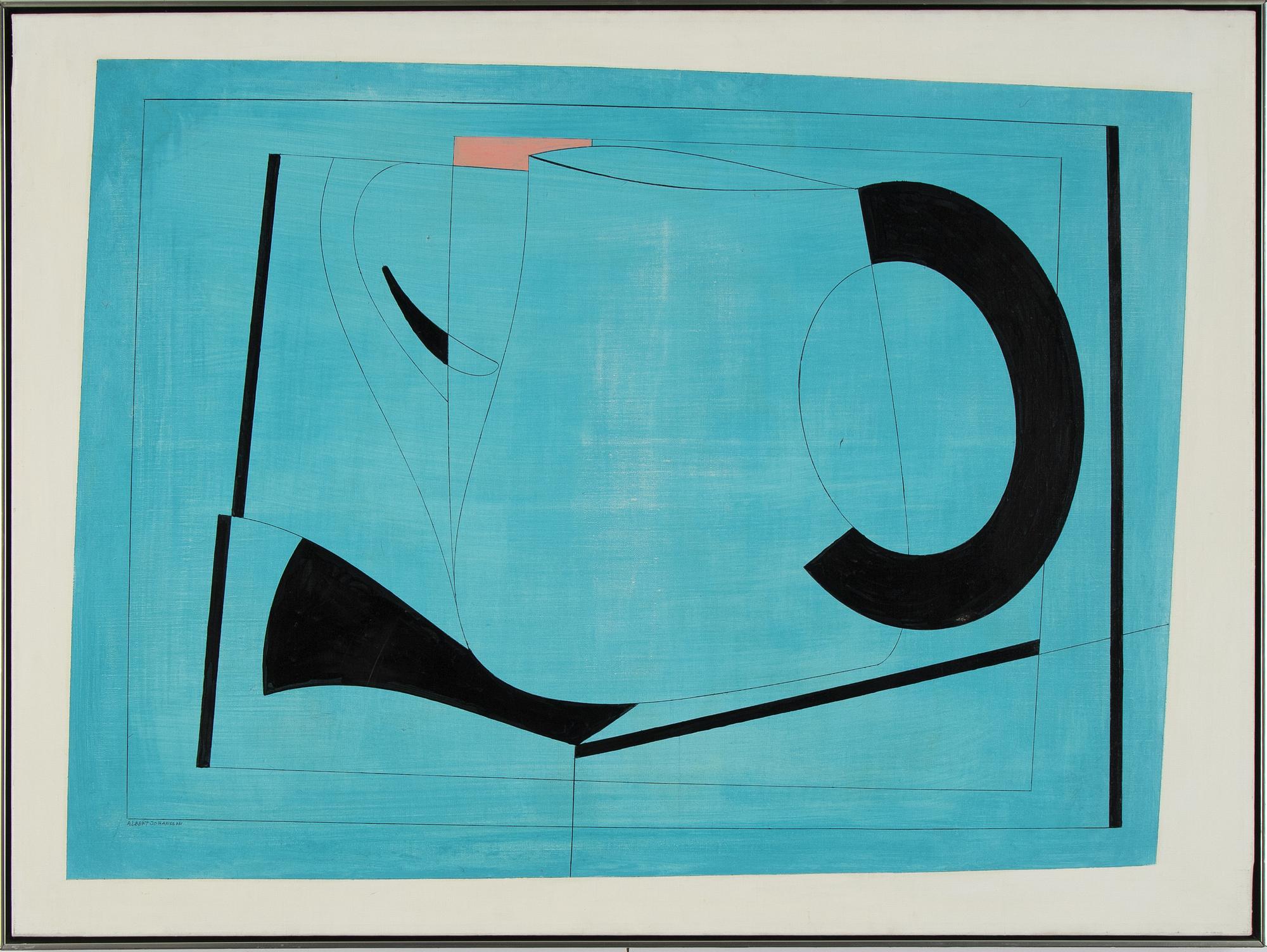 Albert Johansson, oil on canvas, signed. Dated 1986 verso.