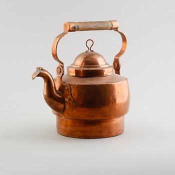 KAFFEPANNA, koppar, 1800-tal.
