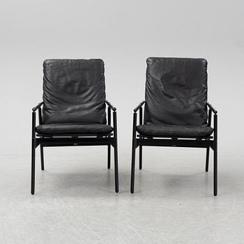 Richard Sapper, a pair of 'Nena' easy chairs, B&B Italia. Designed 1984.