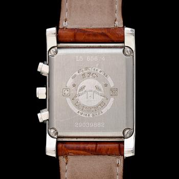 ARMBANDSUR, stål, Longines, chronograf.