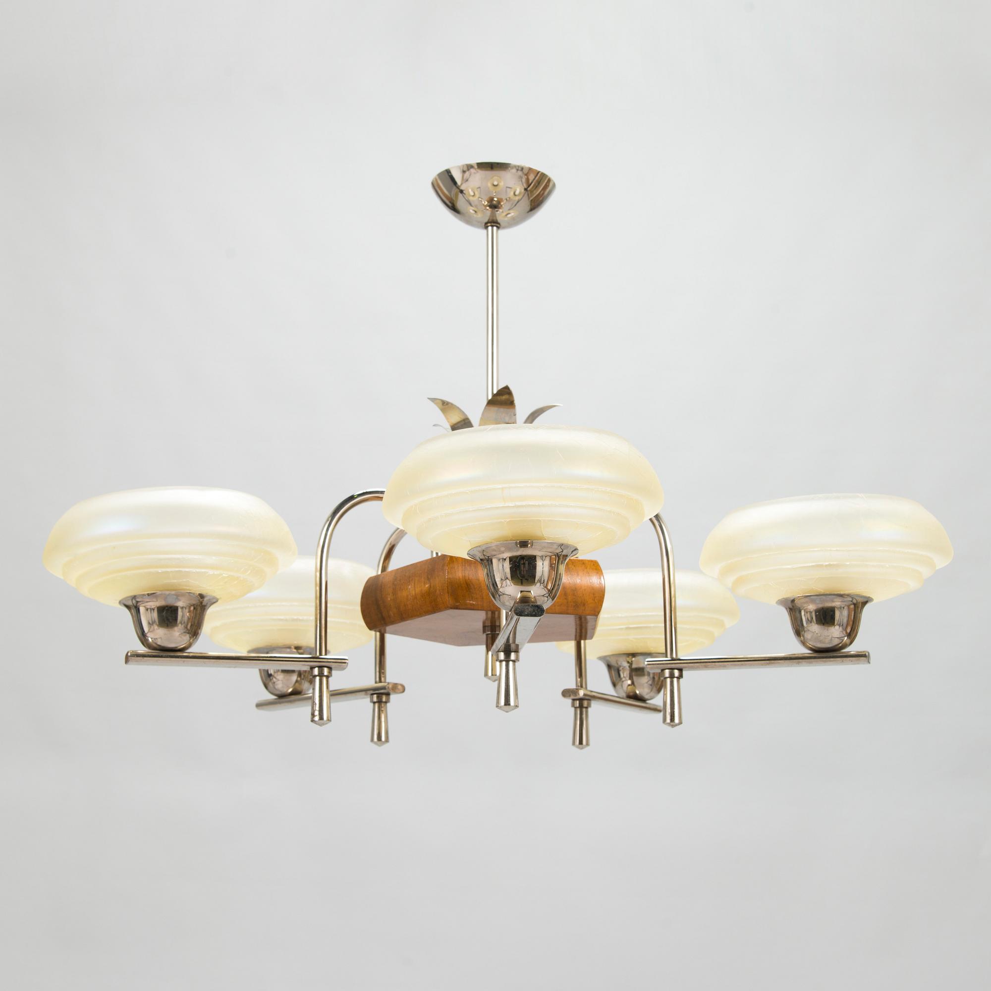 Taklampa, Art déco, 1920-30-tal.