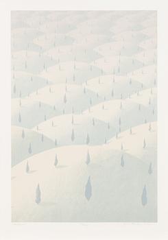 Portfolio of prints, 'Mannerheim', a set of five lithographs, signed and dated 2008, numbered 72/100.