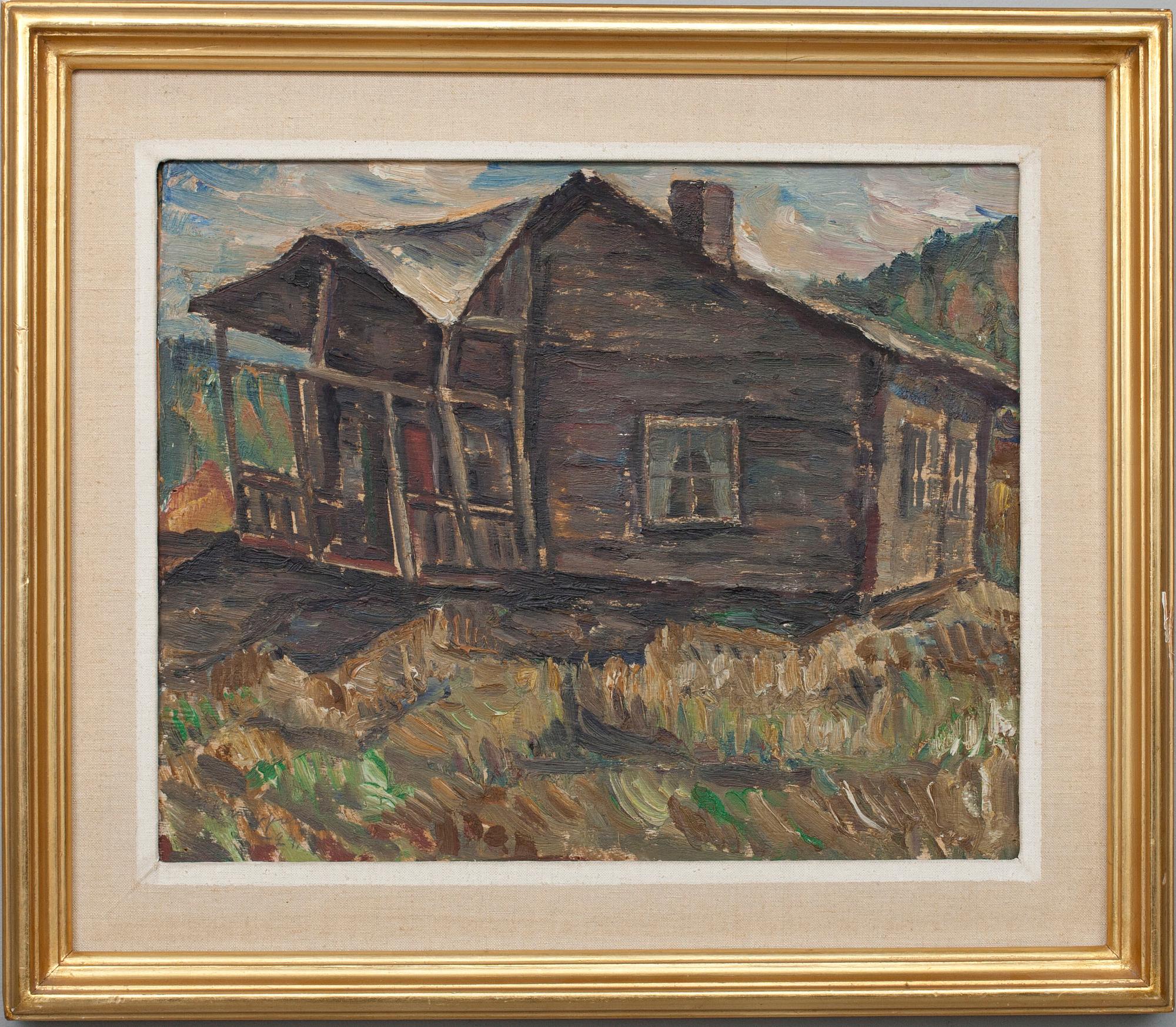 VÄINÖ KAMPPURI, olja på skiva, signerad och daterad -24.