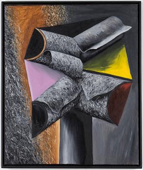 Petter Zennström · PETTER ZENNSTRÖM, "Ansikte III", olja på duk, signerad och daterad 1982.