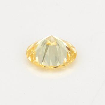 LÖS DIAMANT, fancy light yellow/VVS 0.98ct.