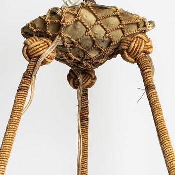 An early 20th century ceiling lamp.