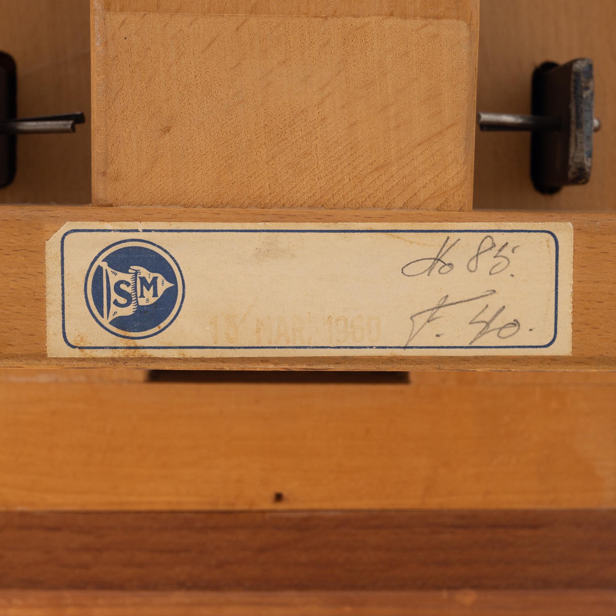Matbord, 1900-talets mitt.
